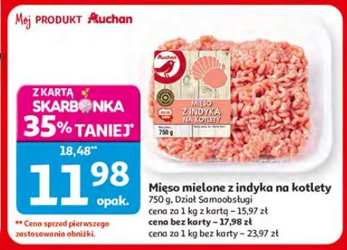 Mięso mielone z indyka na kotlety