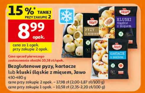 Pyzy, kartacze lub kluski śląskie z mięsem bezglutenowe, Jawo