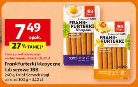 Frankfurterki klasyczne lub serowe Dział Samoobsługi