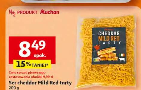 Ser cheddar Mild Red tarty