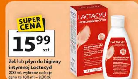 Żel lub płyn do higieny intymnej