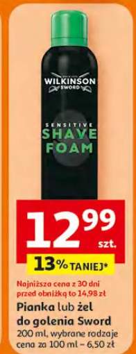 Pianka lub żel do golenia