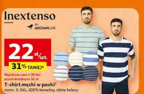 T-shirt męski w paski