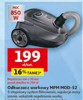 Odkurzacz workowy MPM MOD-52