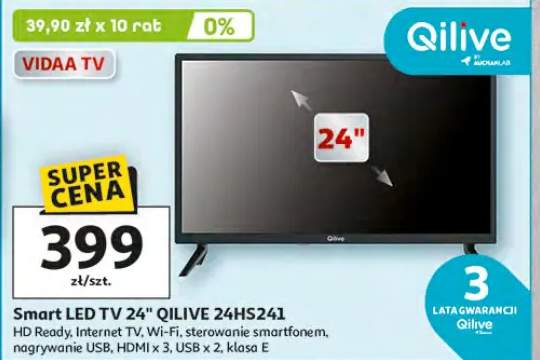 Smart LED TV 24" QILIVE 24HS241