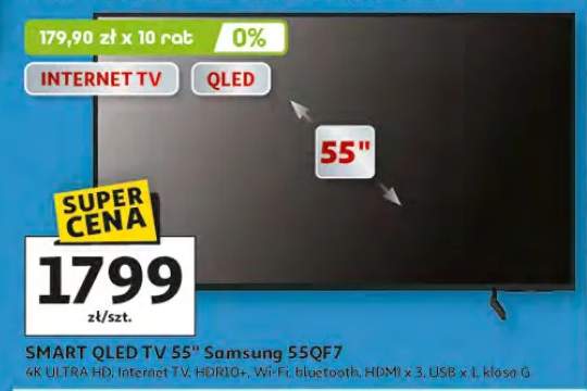 Smart QLED TV 55" Samsung 55QF7