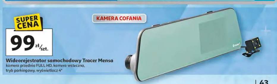 Wideorejestrator samochodowy Tracer Mensa