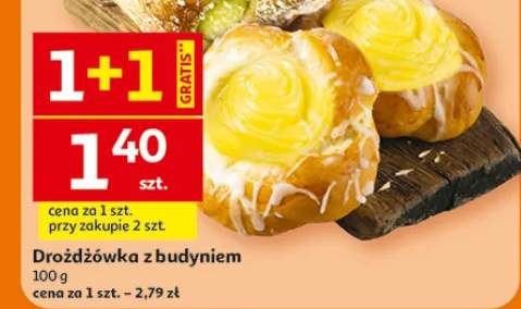 Drożdżówka z budyniem