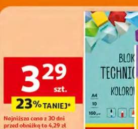 Blok techniczny A4 kolorowy, 10 kartek