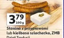 Słonina z przyprawami lub kiełbasa szlachecka dział tradycji