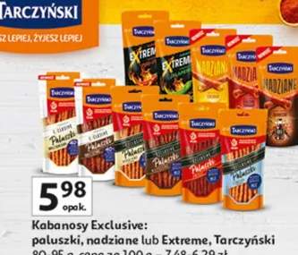 Kabanosy Exclusive: paluszki, nadziane lub Extreme