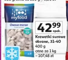 Krewetki surowe obrane