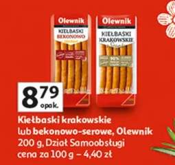 Kiełbaski krakowskie lub bekonowo-serowe, Dział Samoobsługi