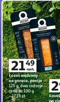 Łosoś wędzony na gorąco, porcja 125g, dwa rodzaje