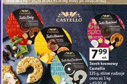 Serek kremowy Castello różne rodzaje