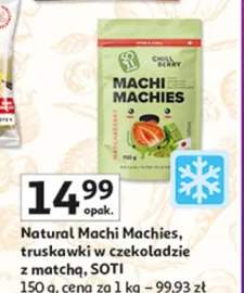Natural Machi Machies, truskawki w czekoladzie z matcha, SOTI