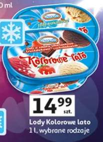 Lody Kolorowe lato wybrane rodzaje