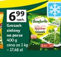 Groszek zielony na parze