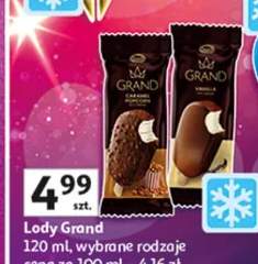 Lody Grand różne rodzaje