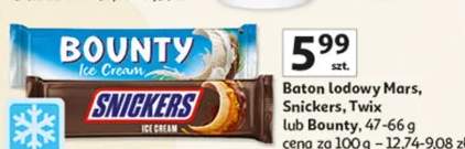 Baton lodowy Mars, Snickers, Twix lub Bounty