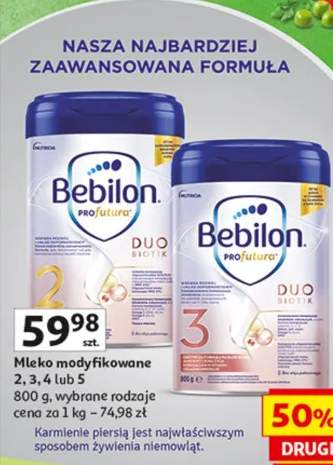 Mleko modyfikowane Bebilon 2, 3, 4 lub 5