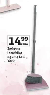 Zmiotka i szufelka z gumą Leń