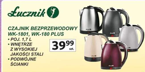 Czajnik bezprzewodowy WK-1801, WK-180 PLUS