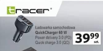Ładowarka samochodowa QuickCharger 60 W Power delivery 3.0 (PD) Quick charge 3.0 (QC)