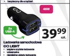 Ładowarka samochodowa 45W 2x USB-A