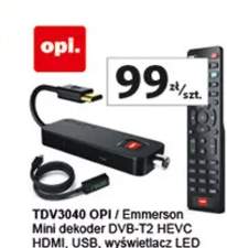 DVB-T2 tuner dekoder DVB-T2 HEVC HDMI, USB, wyszukiwacz LED PVR, EPG Plus multi TV
