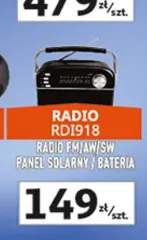 Radio RD1918 FM/AM/SW panel solarny bateria