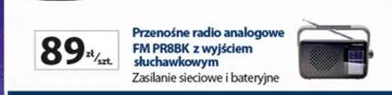 Przenośne radio analogowe FM PR8BK