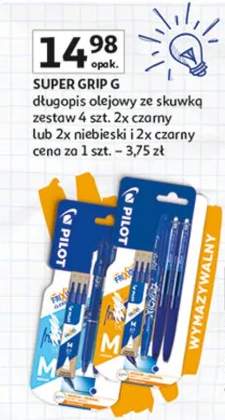 Długopis olejowy ze skuwką Super Grip G