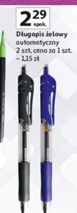Długopis żelowy automatyczny 2 szt.
