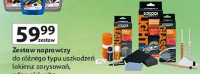 Zestaw naprawczy do różnego typu uszkodzeń lakieru: zarysowań, odpryśków itp.