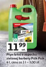Płyn letni o zapachu zielonej herbaty Psik Psik 4L