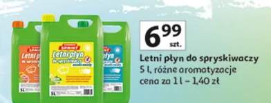 Letni płyn do spryskiwaczy różne aromatyzacje