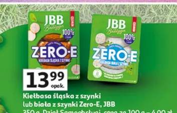 Kiełbasa śląska z szynki lub biała z szynki Zero-E