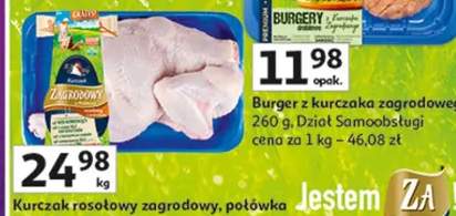 Burger z kurczaka zagrodowego Dział Samoobsługi