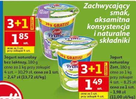 Jogurt naturalny bez laktozy