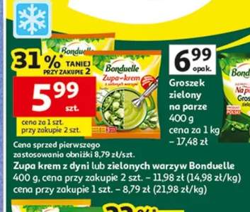 Zupa krem z dyni lub zielonych warzyw Bonduelle