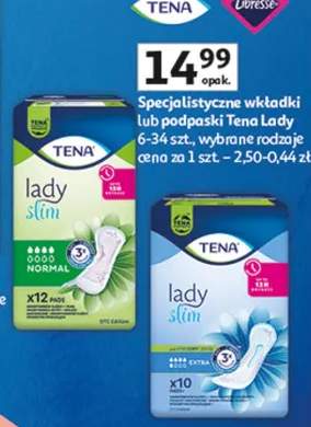 Specjalistyczne wkładki lub podpaski