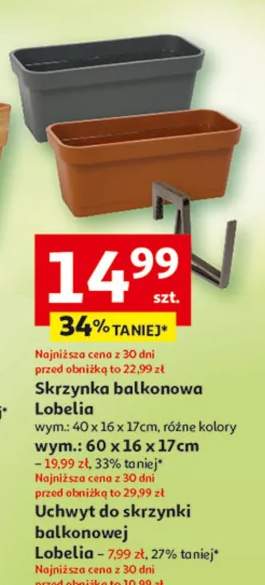 Uchwyt do skrzynki balkonowej Lobelia