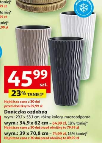 Doniczka ozdobna 29.7x53.1cm