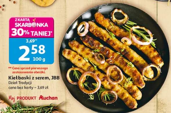 Kiełbaski z serem, JBB