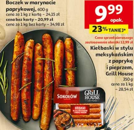 Kiełbaski w stylu meksykańskim z papryką i pieprzem