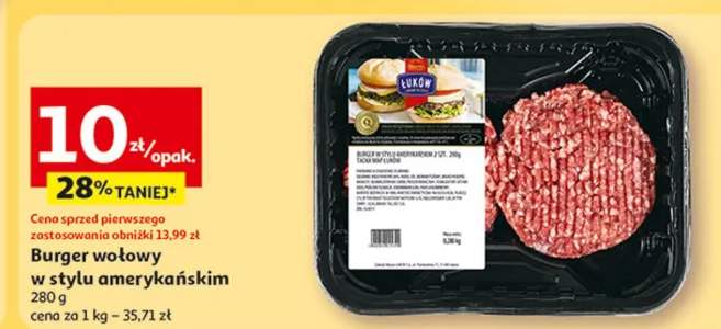 Burger wołowy w stylu amerykańskim