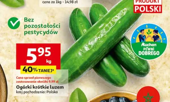 Ogórki krótkie luzem