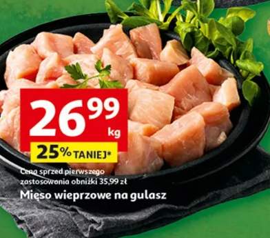 Mięso wieprzowe na gulasz