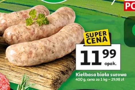 Kiełbasa biała surowa